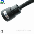 Lámpara de trabajo de trabajo flexible/lámpara de cuello de cabello LED para la base magnética de la máquina herramienta de NC 12V/24V/220V